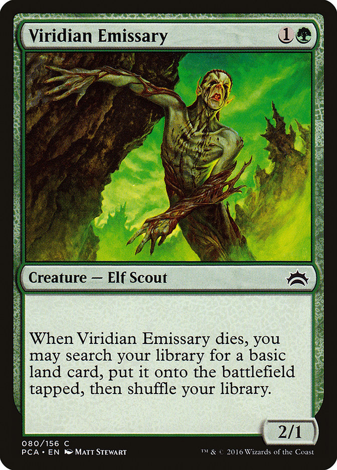 Viridian Emissary [Planechase Anthology] | Deep Dive Games St. Marys