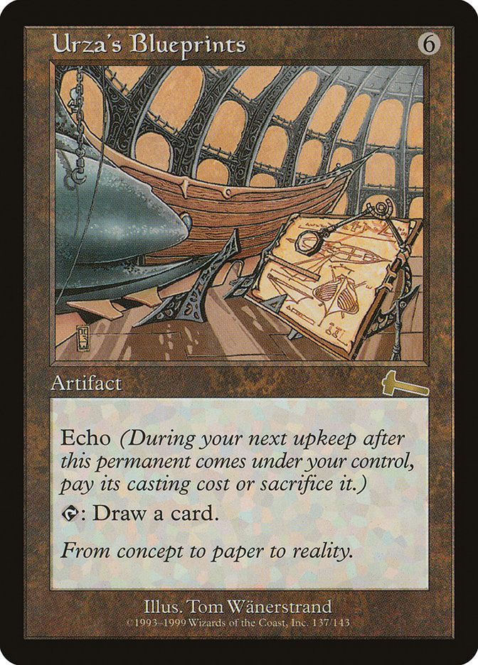 Urza's Blueprints [Urza's Legacy] | Deep Dive Games St. Marys