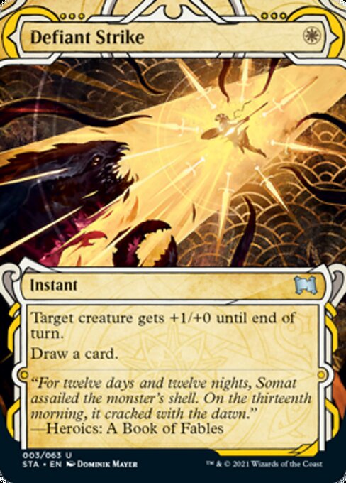 Defiant Strike [Strixhaven: School of Mages Mystical Archive] | Deep Dive Games St. Marys