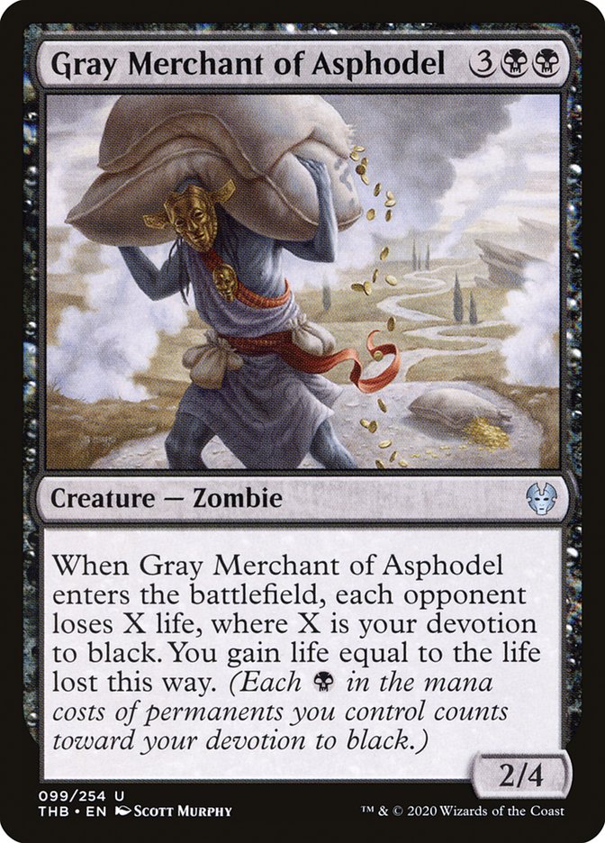 Gray Merchant of Asphodel [Theros Beyond Death] | Deep Dive Games St. Marys