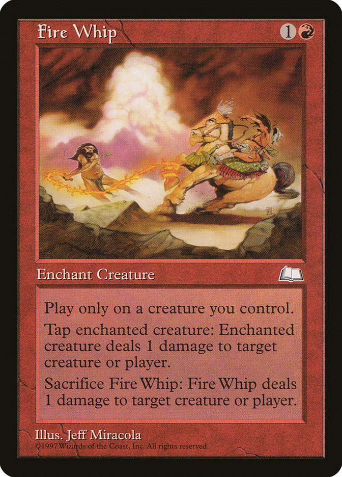 Fire Whip [Weatherlight] | Deep Dive Games St. Marys