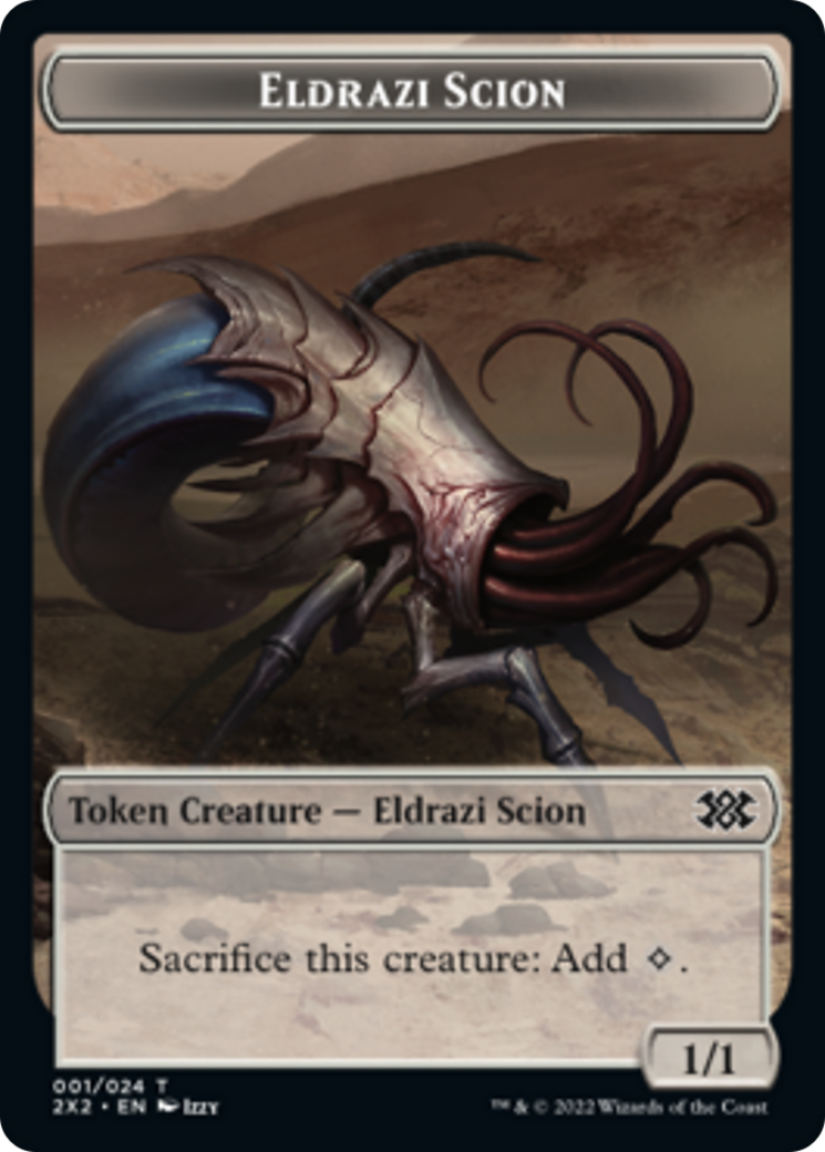 Drake // Eldrazi Scion Double-Sided Token [Double Masters 2022 Tokens] | Deep Dive Games St. Marys