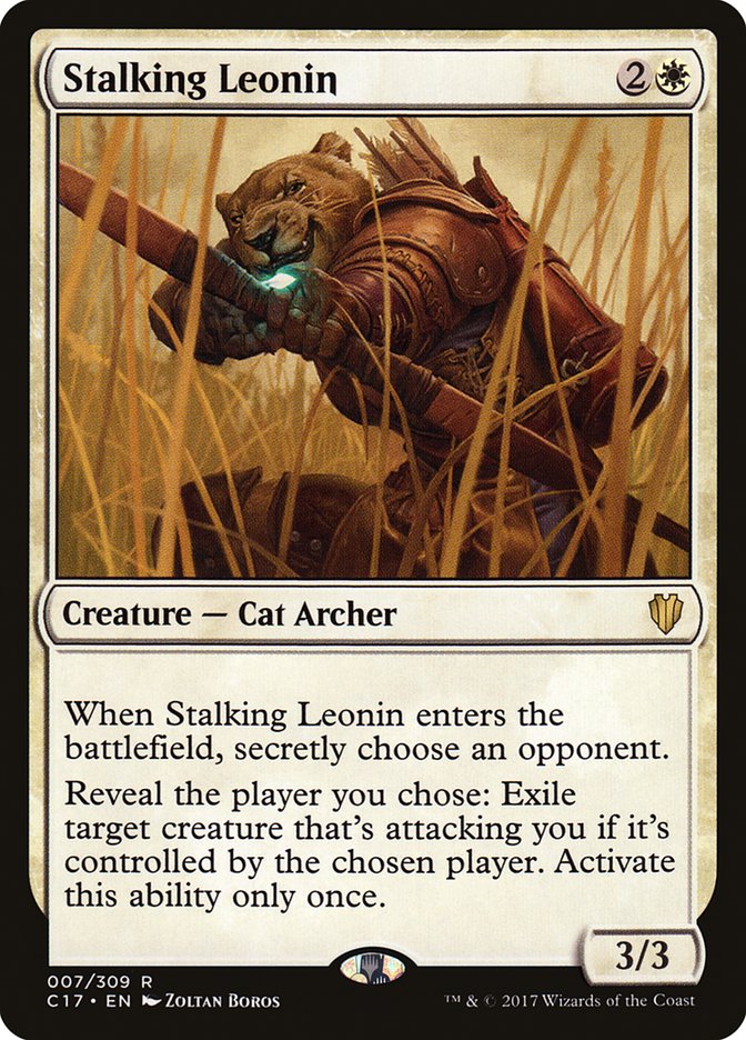 Stalking Leonin [Commander 2017] | Deep Dive Games St. Marys
