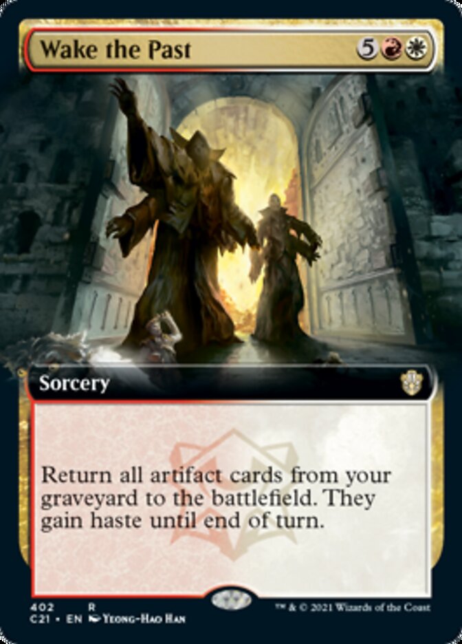 Wake the Past (Extended Art) [Commander 2021] | Deep Dive Games St. Marys