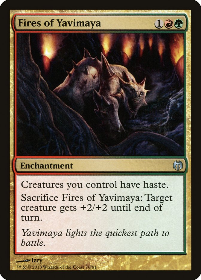 Fires of Yavimaya [Duel Decks: Heroes vs. Monsters] | Deep Dive Games St. Marys
