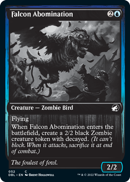 Falcon Abomination [Innistrad: Double Feature] | Deep Dive Games St. Marys