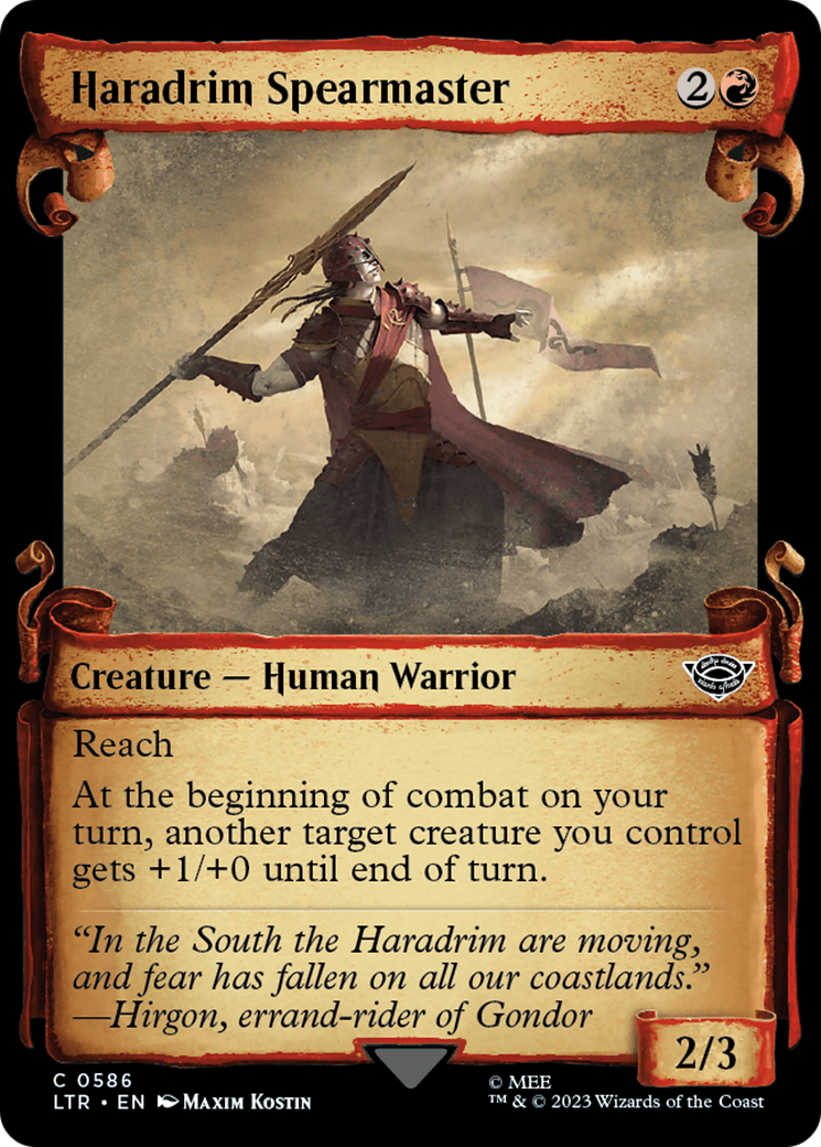 Haradrim Spearmaster [The Lord of the Rings: Tales of Middle-Earth Showcase Scrolls] | Deep Dive Games St. Marys