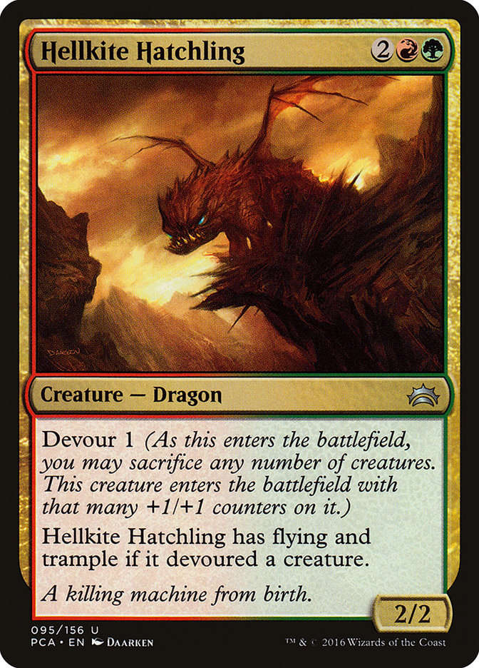 Hellkite Hatchling [Planechase Anthology] | Deep Dive Games St. Marys