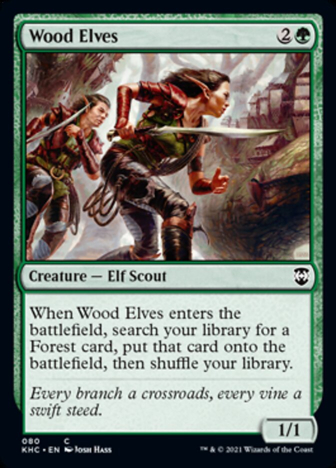 Wood Elves [Kaldheim Commander] | Deep Dive Games St. Marys