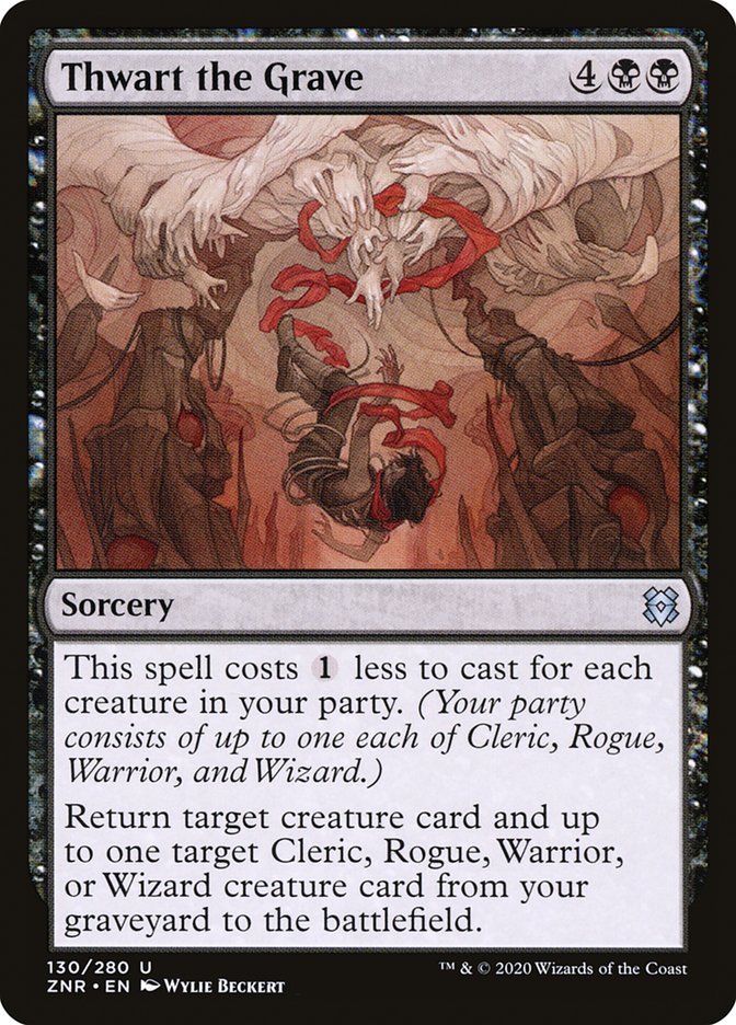 Thwart the Grave [Zendikar Rising] | Deep Dive Games St. Marys