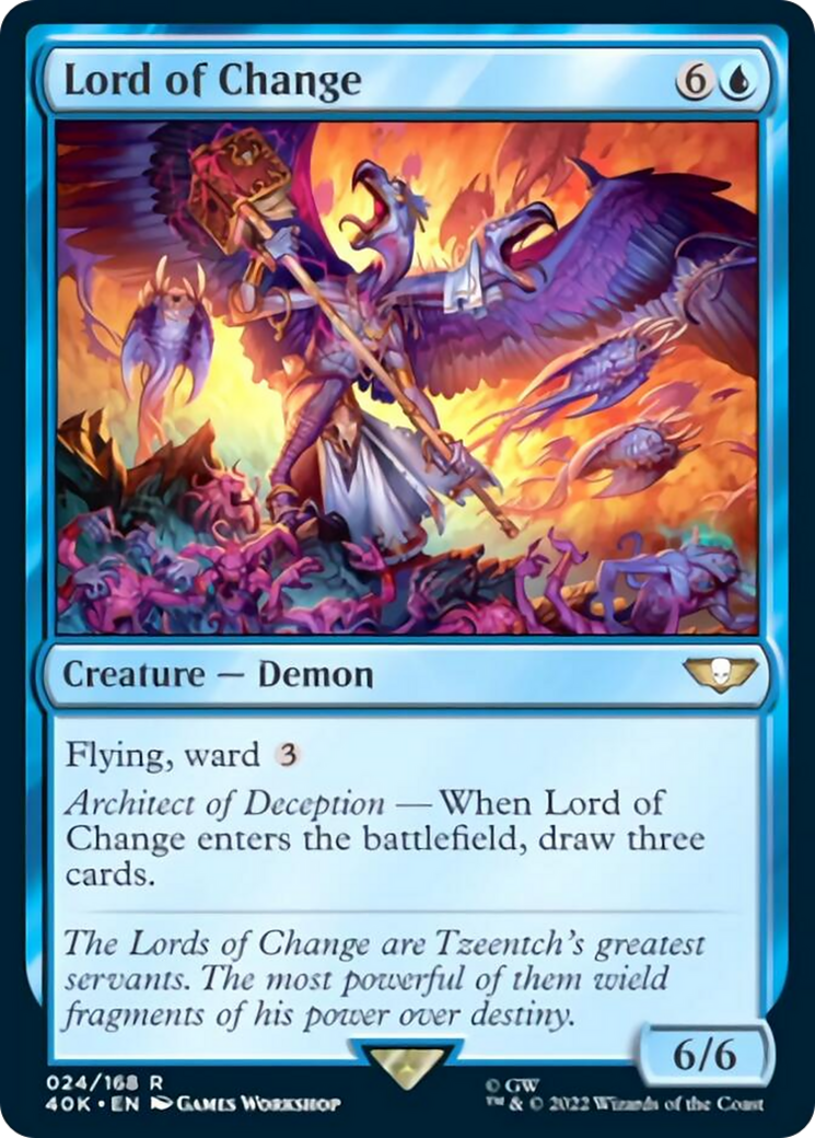 Lord of Change (Surge Foil) [Warhammer 40,000] | Deep Dive Games St. Marys