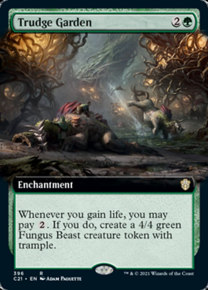Trudge Garden (Extended Art) [Commander 2021] | Deep Dive Games St. Marys