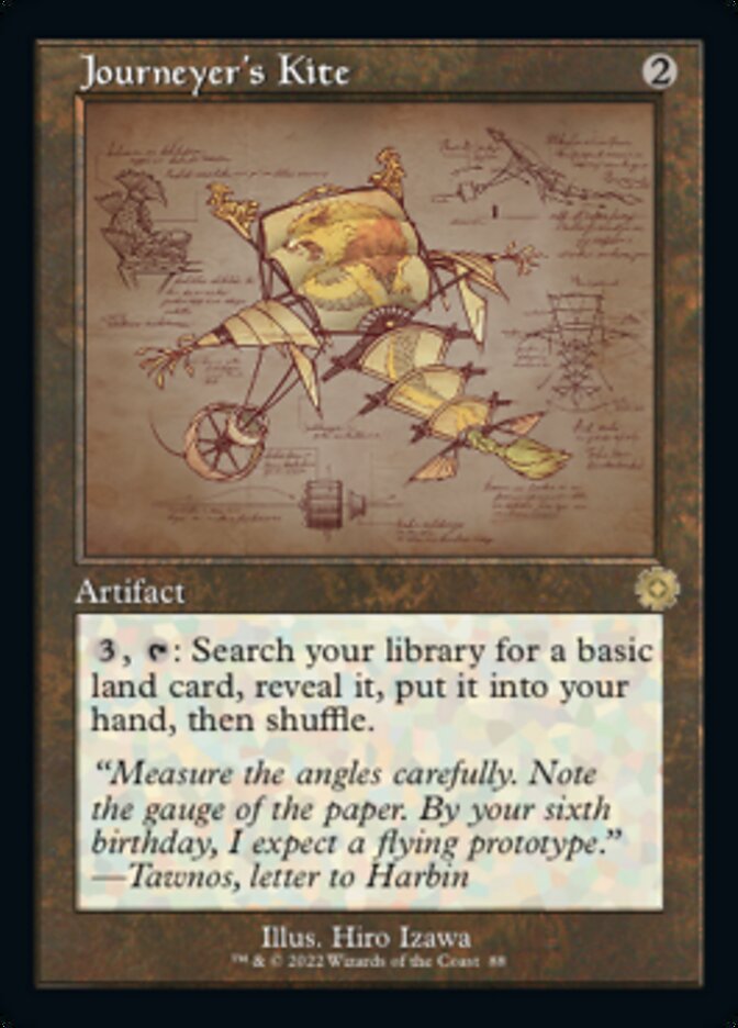 Journeyer's Kite (Retro Schematic) [The Brothers' War Retro Artifacts] | Deep Dive Games St. Marys
