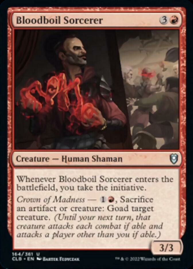 Bloodboil Sorcerer [Commander Legends: Battle for Baldur's Gate] | Deep Dive Games St. Marys