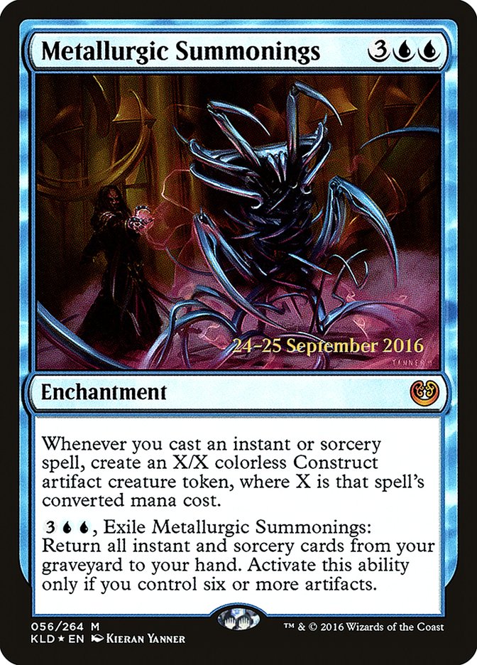 Metallurgic Summonings [Kaladesh Prerelease Promos] | Deep Dive Games St. Marys