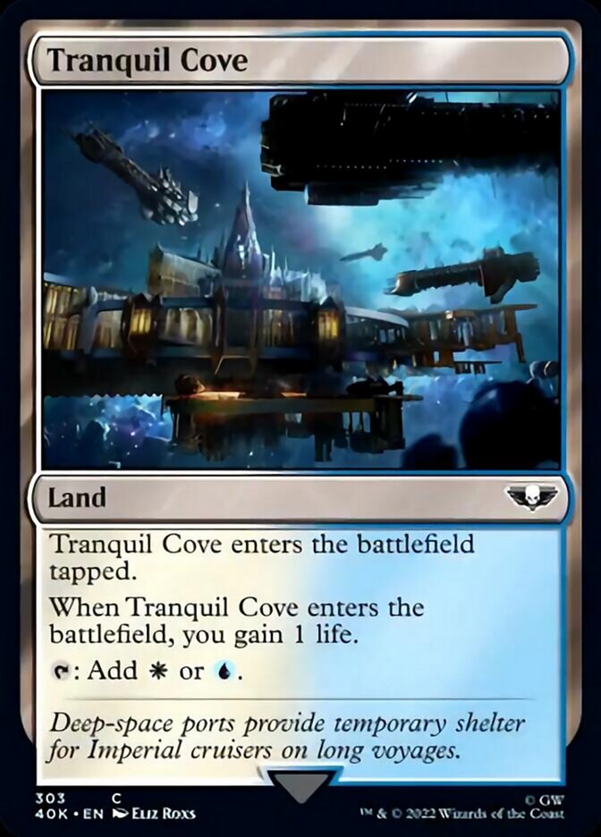 Tranquil Cove (Surge Foil) [Warhammer 40,000] | Deep Dive Games St. Marys