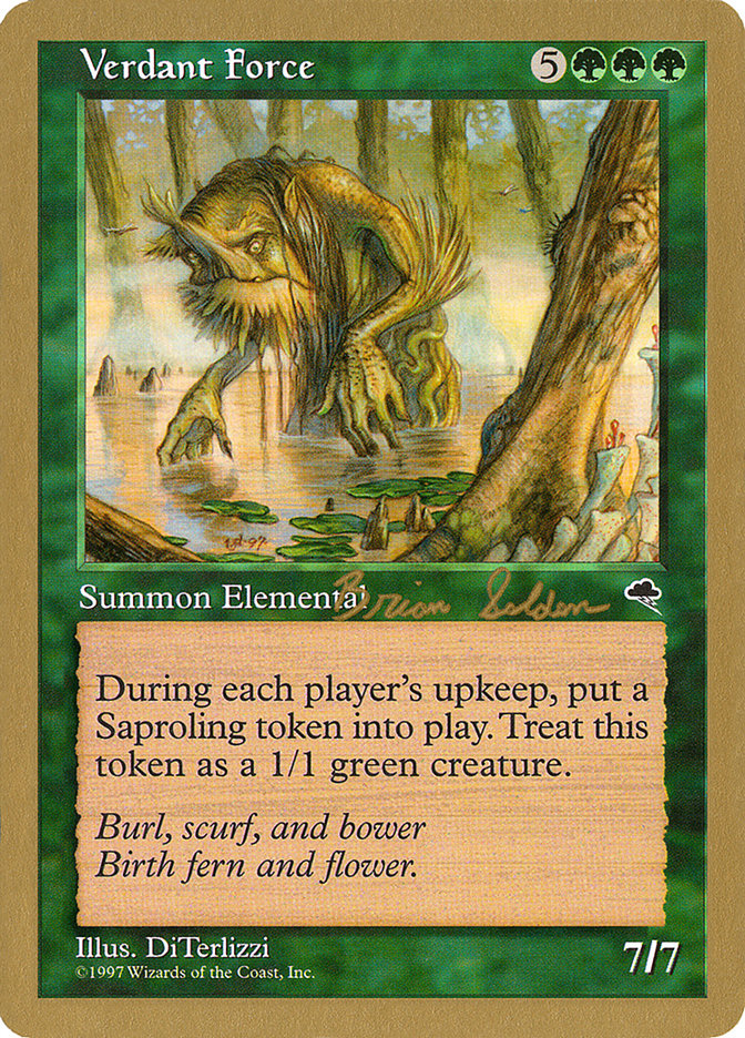 Verdant Force (Brian Selden) [World Championship Decks 1998] | Deep Dive Games St. Marys
