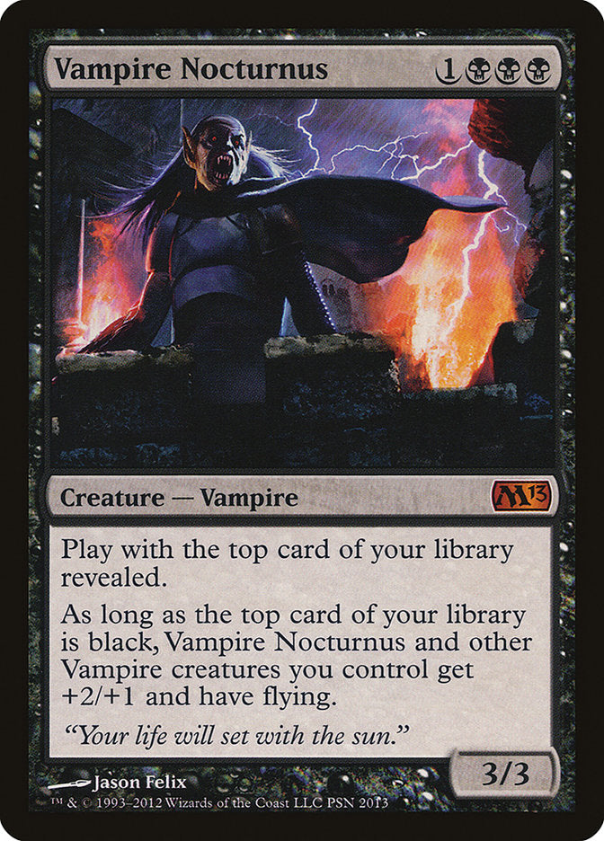Vampire Nocturnus (Duels of the Planeswalkers Promos) [Duels of the Planeswalkers Promos 2012] | Deep Dive Games St. Marys