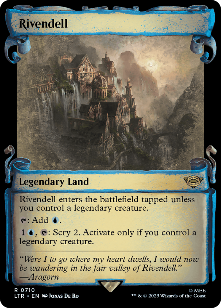 Rivendell [The Lord of the Rings: Tales of Middle-Earth Showcase Scrolls] | Deep Dive Games St. Marys