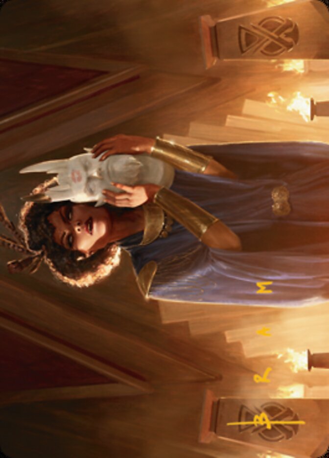 Cormela, Glamour Thief Art Card (Gold-Stamped Signature) [Streets of New Capenna Art Series] | Deep Dive Games St. Marys