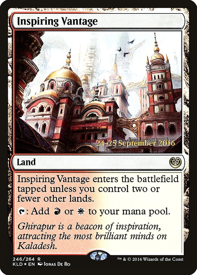 Inspiring Vantage [Kaladesh Prerelease Promos] | Deep Dive Games St. Marys