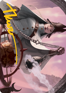 Celestus Sanctifier Art Card (Gold-Stamped Signature) [Innistrad: Midnight Hunt Art Series] | Deep Dive Games St. Marys