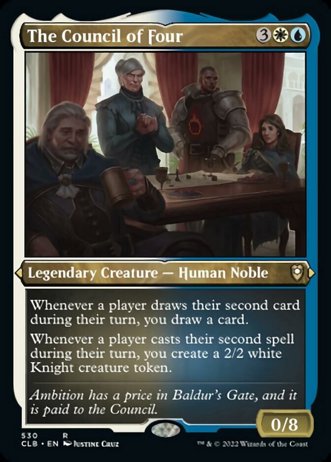 The Council of Four (Foil Etched) [Commander Legends: Battle for Baldur's Gate] | Deep Dive Games St. Marys