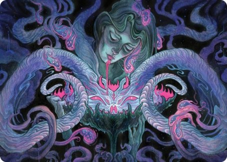 Demonic Bargain Art Card [Innistrad: Crimson Vow Art Series] | Deep Dive Games St. Marys