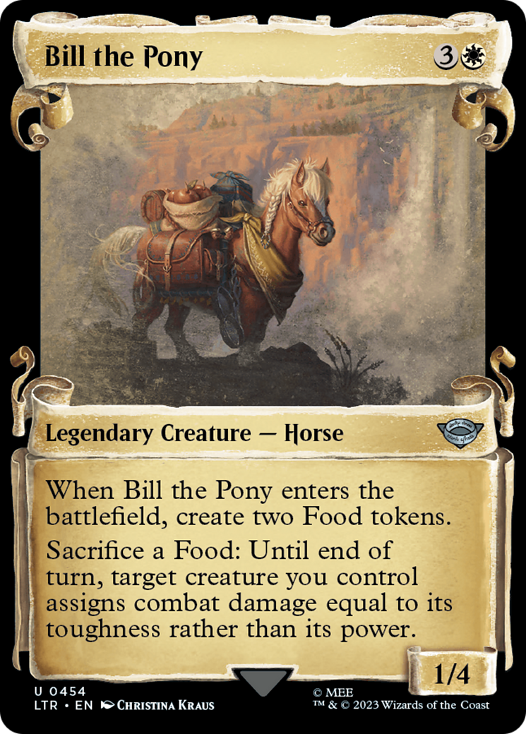 Bill the Pony [The Lord of the Rings: Tales of Middle-Earth Showcase Scrolls] | Deep Dive Games St. Marys