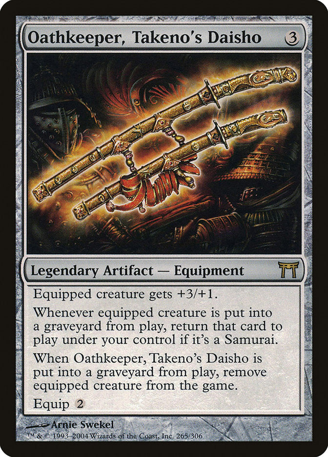 Oathkeeper, Takeno's Daisho [Champions of Kamigawa] | Deep Dive Games St. Marys