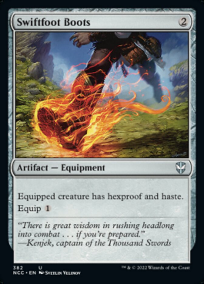 Swiftfoot Boots [Streets of New Capenna Commander] | Deep Dive Games St. Marys