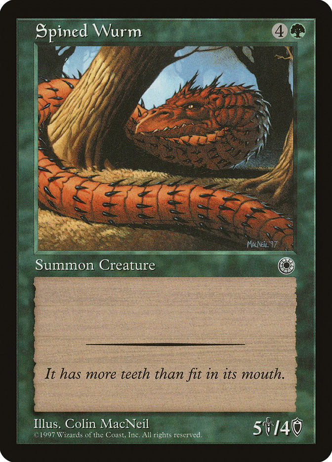 Spined Wurm [Portal] | Deep Dive Games St. Marys