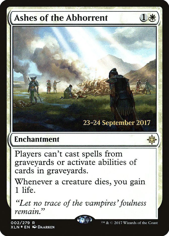 Ashes of the Abhorrent [Ixalan Prerelease Promos] | Deep Dive Games St. Marys