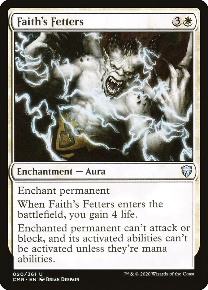 Faith's Fetters [Commander Legends] | Deep Dive Games St. Marys