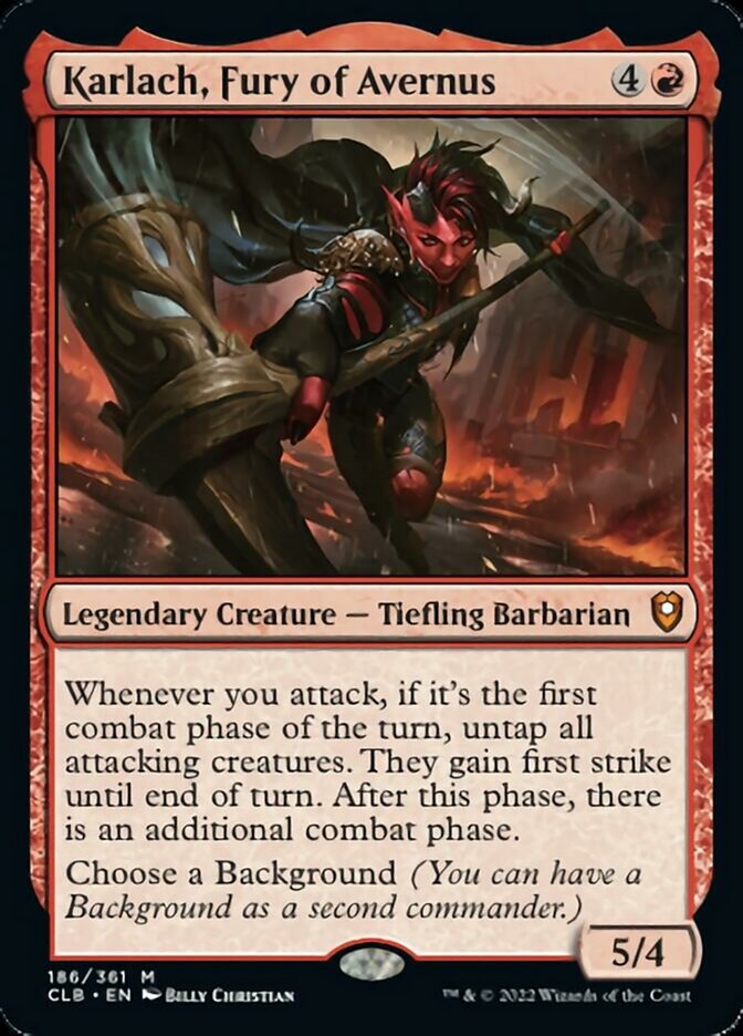 Karlach, Fury of Avernus [Commander Legends: Battle for Baldur's Gate] | Deep Dive Games St. Marys