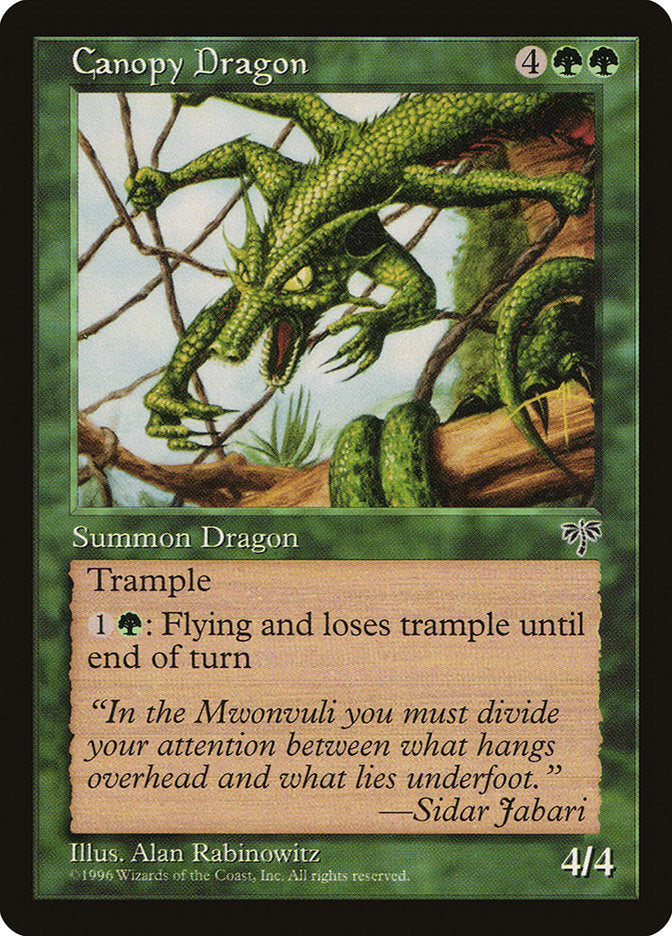 Canopy Dragon [Mirage] | Deep Dive Games St. Marys