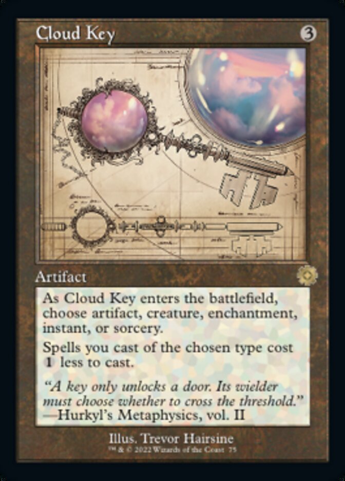 Cloud Key (Retro Schematic) [The Brothers' War Retro Artifacts] | Deep Dive Games St. Marys