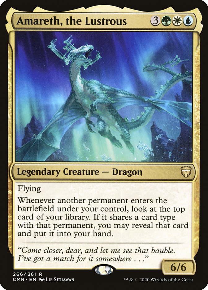 Amareth, the Lustrous [Commander Legends] | Deep Dive Games St. Marys