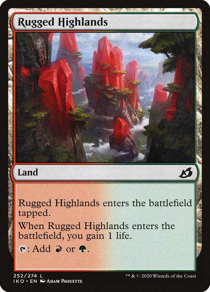 Rugged Highlands [Ikoria: Lair of Behemoths] | Deep Dive Games St. Marys