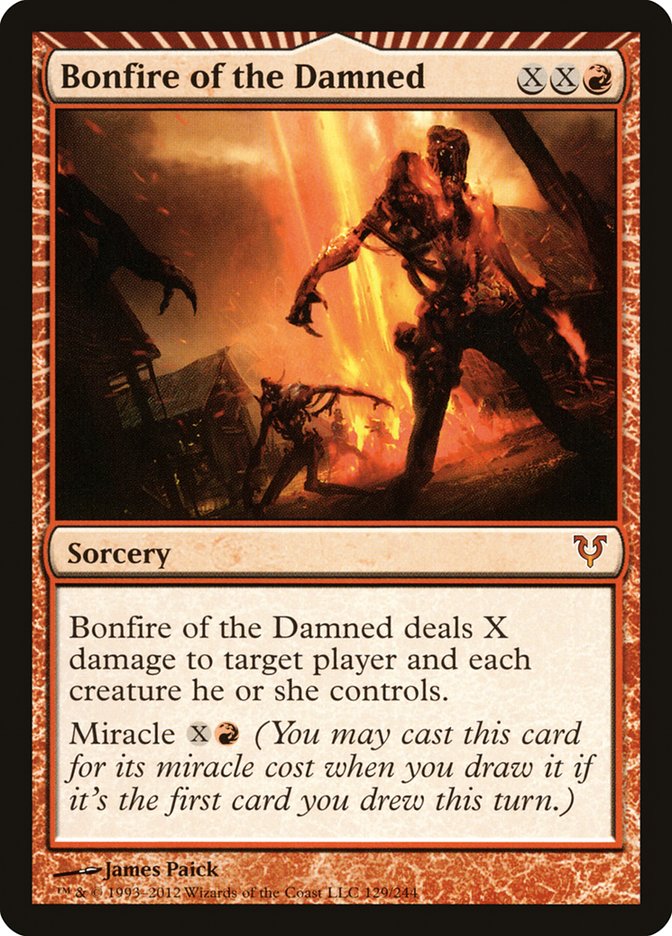 Bonfire of the Damned [Avacyn Restored] | Deep Dive Games St. Marys