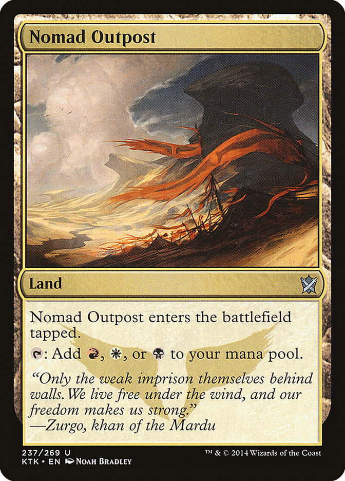 Nomad Outpost [Khans of Tarkir] | Deep Dive Games St. Marys