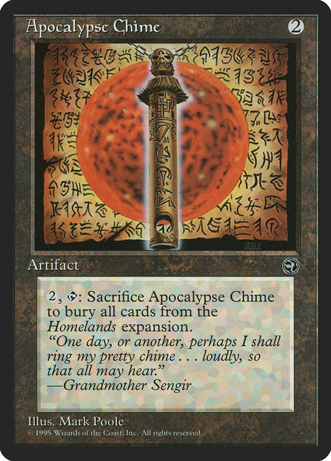 Apocalypse Chime [Homelands] | Deep Dive Games St. Marys