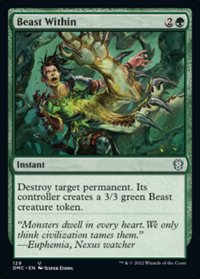 Beast Within [Dominaria United Commander] | Deep Dive Games St. Marys