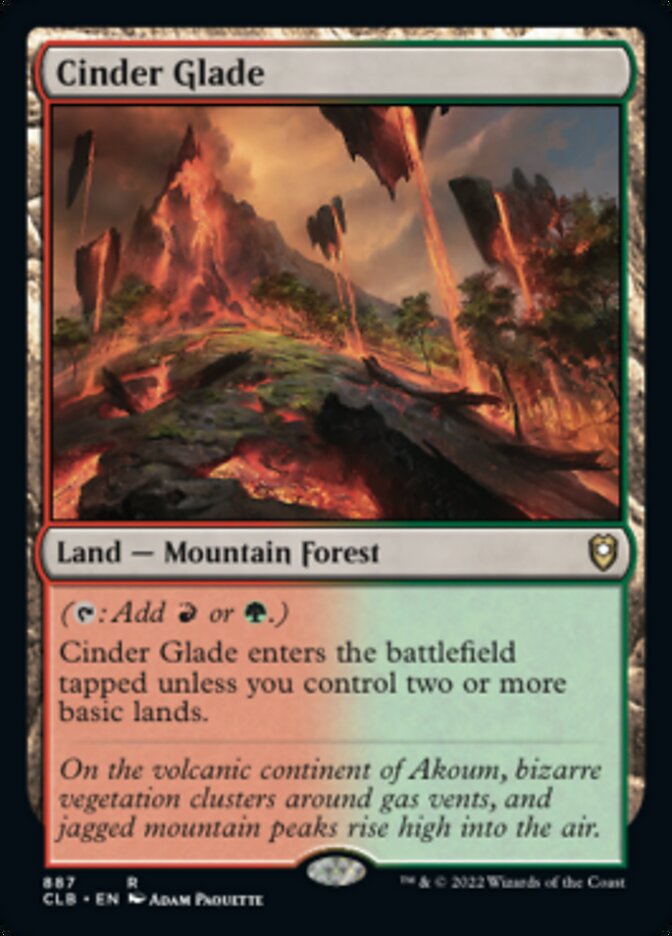 Cinder Glade [Commander Legends: Battle for Baldur's Gate] | Deep Dive Games St. Marys