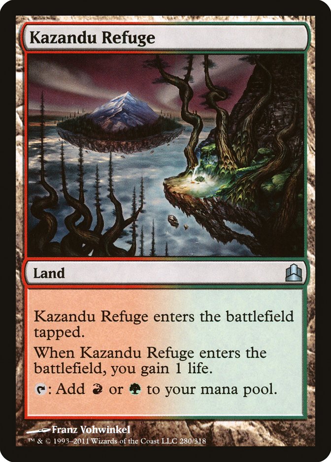 Kazandu Refuge [Commander 2011] | Deep Dive Games St. Marys