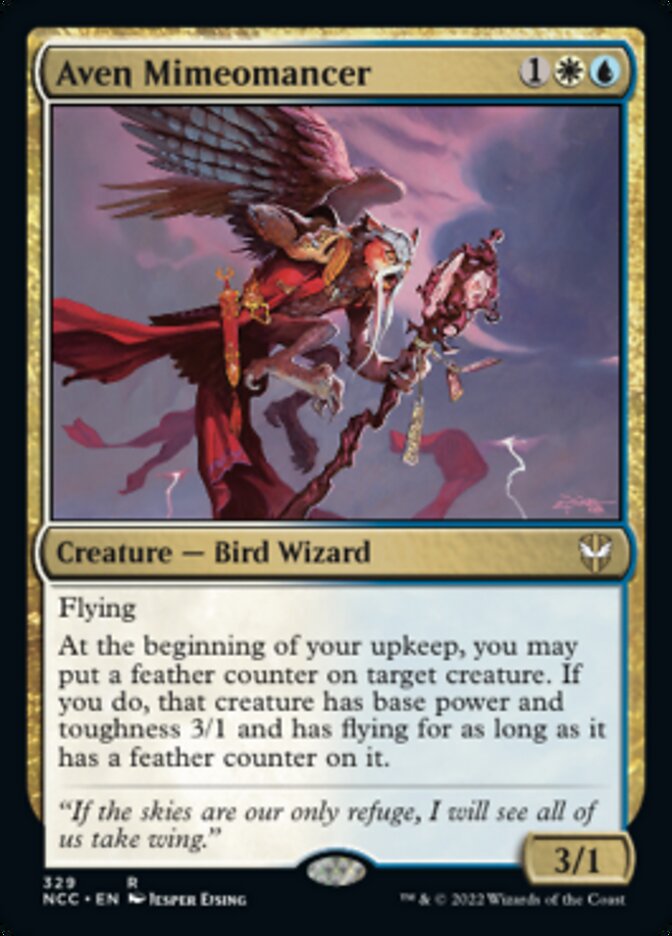 Aven Mimeomancer [Streets of New Capenna Commander] | Deep Dive Games St. Marys