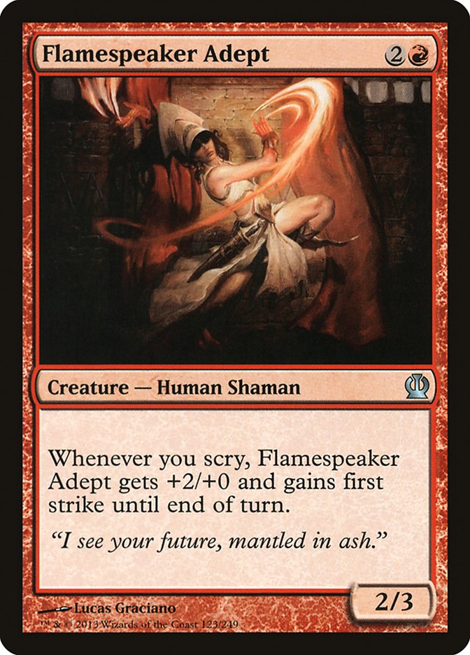 Flamespeaker Adept [Theros] | Deep Dive Games St. Marys