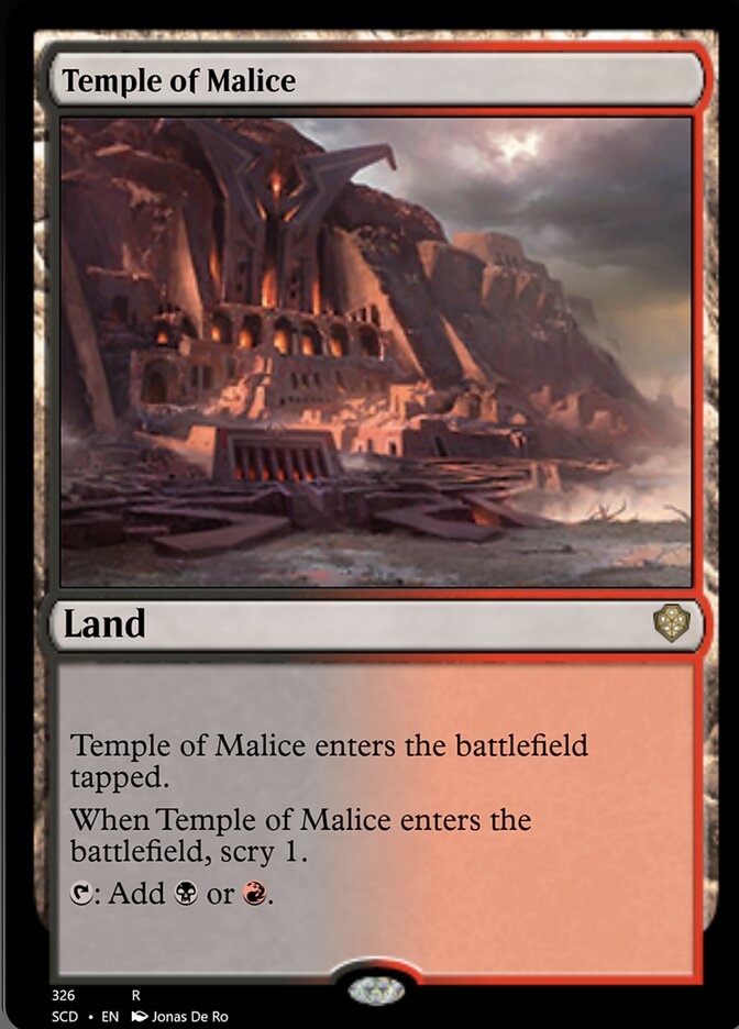 Temple of Malice [Starter Commander Decks] | Deep Dive Games St. Marys