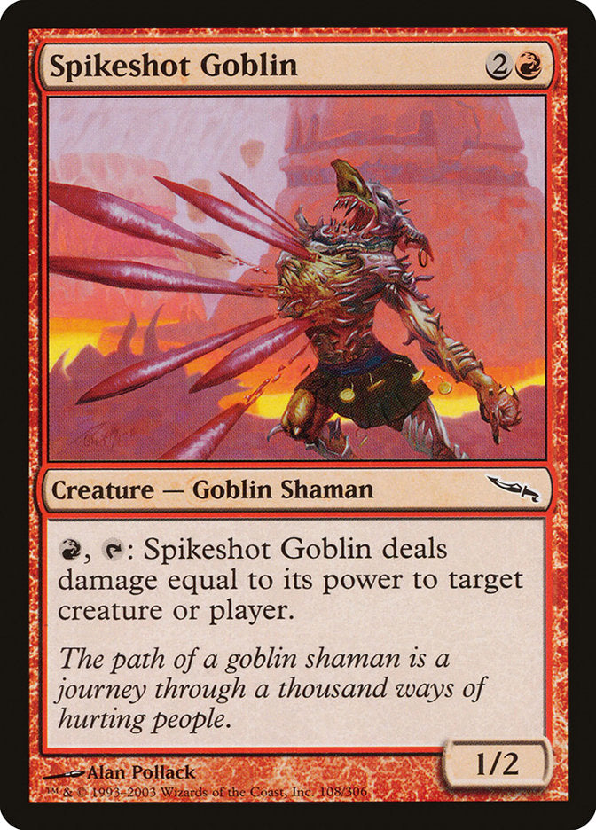 Spikeshot Goblin [Mirrodin] | Deep Dive Games St. Marys