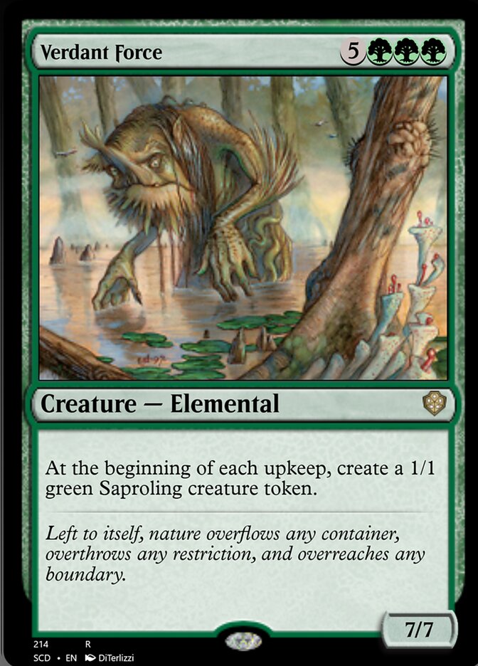 Verdant Force [Starter Commander Decks] | Deep Dive Games St. Marys